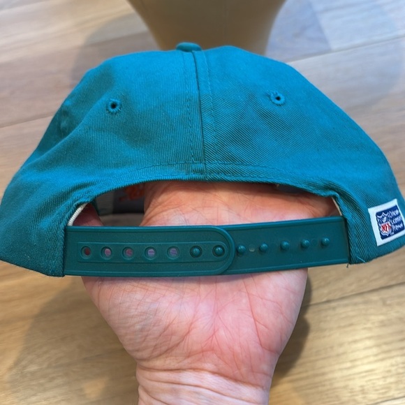 Vtg Miami Dolphins Hat Embroidered Baseball Cap OS - Picture 5 of 8